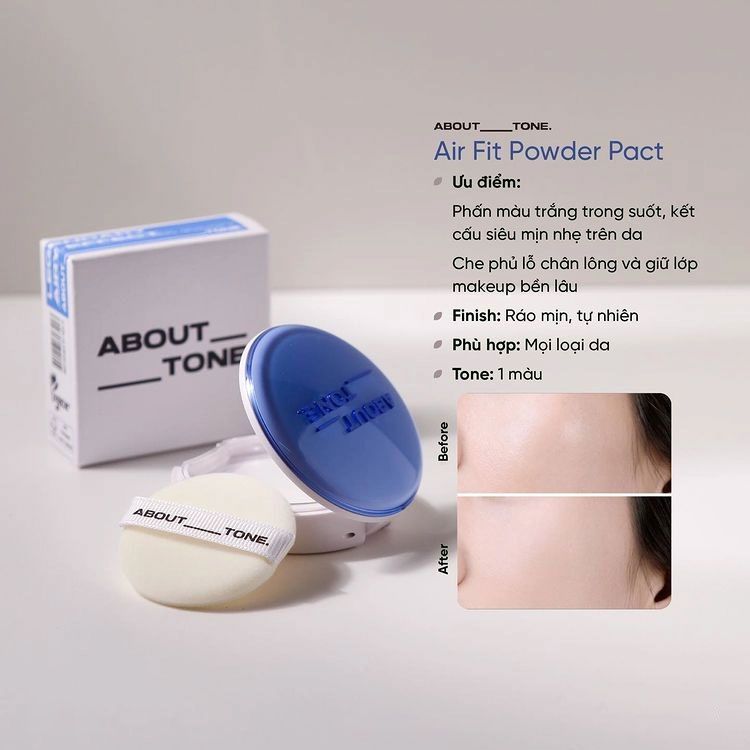 Phấn phủ Dạng Nén About Tone