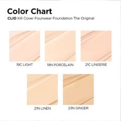 Kem Nền Clio Kill Cover Founwear Foundation The Original