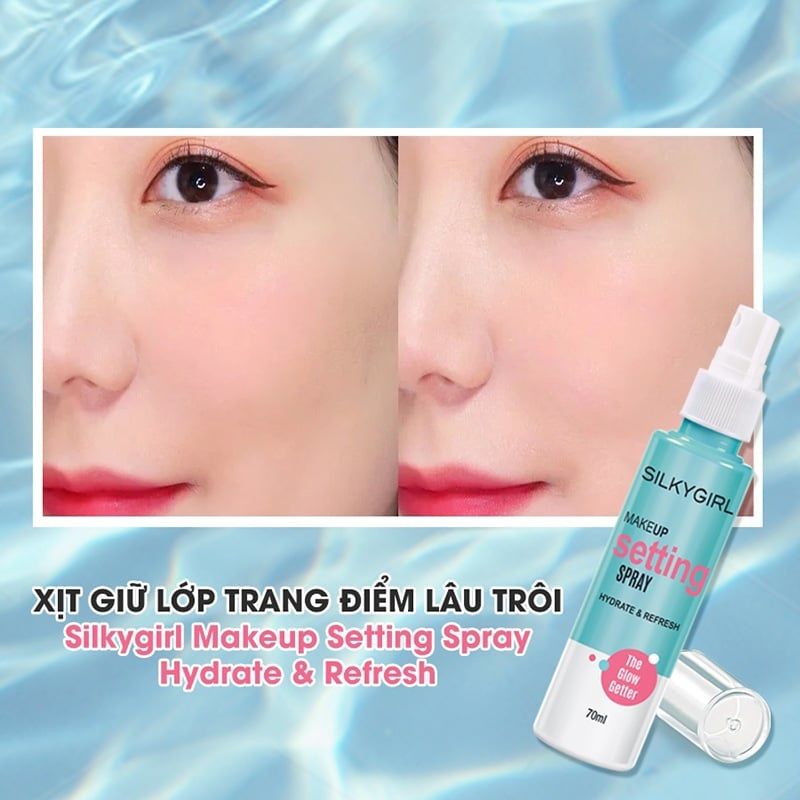 Xịt khoá nền Silkygirl Setting Spray 70ml