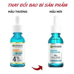 Tinh Chất Cho Da Dầu Mụn Garnier Bright Complete Anti-Acnes Booster Serum