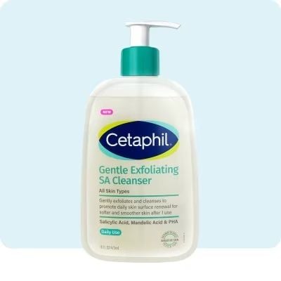Gel Rửa Mặt Cetaphil Sạch Sâu, Tẩy Tế Bào Chết Dịu Nhẹ 473ml