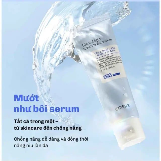 Kem chống nắng Cosrx Ultra Light Invisible 50ml