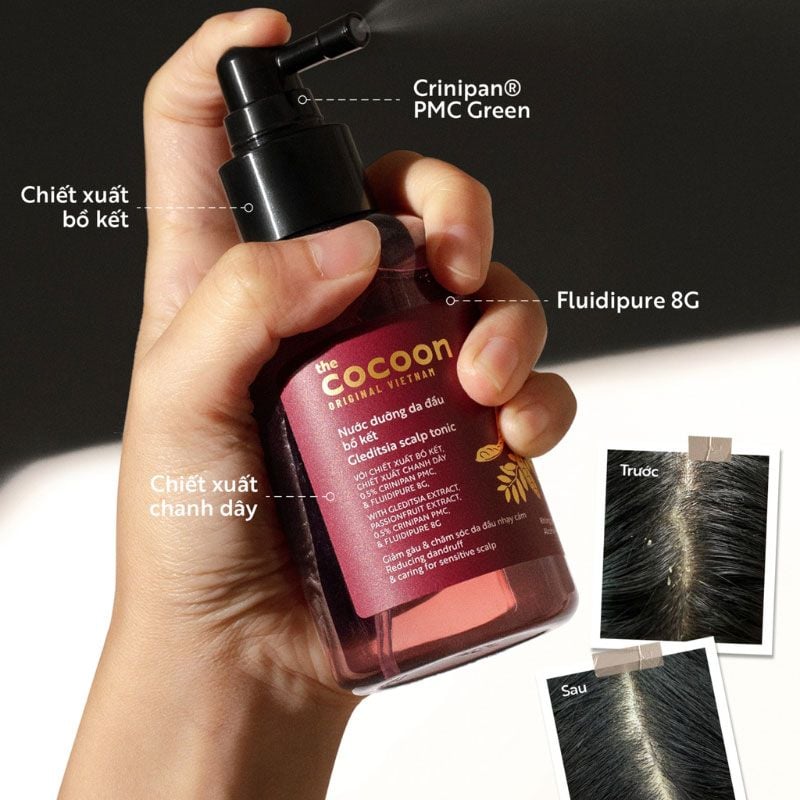 Nước Dưỡng Tóc Cocoon Gleditsia Sclap Tonic Bồ Kết 140ml