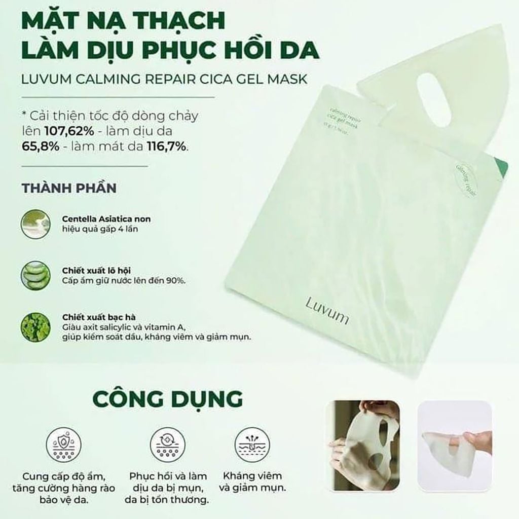 Mặt Nạ Thạch Luvum Gel Mask