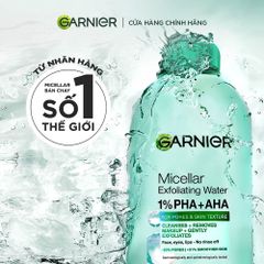Nước Tẩy Trang Garnier Làm Sạch Tế Bào Da Chết 400ml