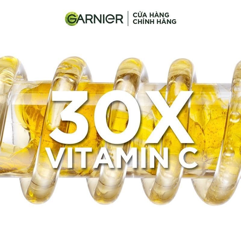 Tinh Chất Garnier Bright Complet 30x Vitamin C Booster Serum Sáng Da & Mờ Thâm 30ml