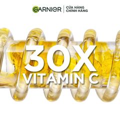 Tinh Chất Garnier Bright Complet 30x Vitamin C Booster Serum Sáng Da & Mờ Thâm 30ml