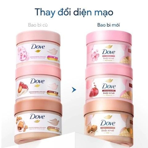 Tẩy Tế Bào Chết Dove Body Scrub 280g