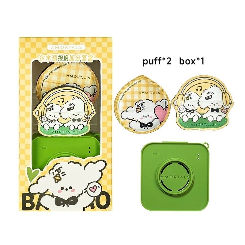 Set 2 Mút Tán Nền Hình Cún Amortals Huggy