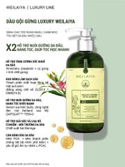 Dầu gội gừng xanh detox Weilaiya luxury 420ml