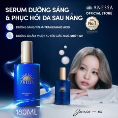 Serum Anessa Night Sun Care Dưỡng Da Và Phục Hồi Da Sau Nắng 180ml