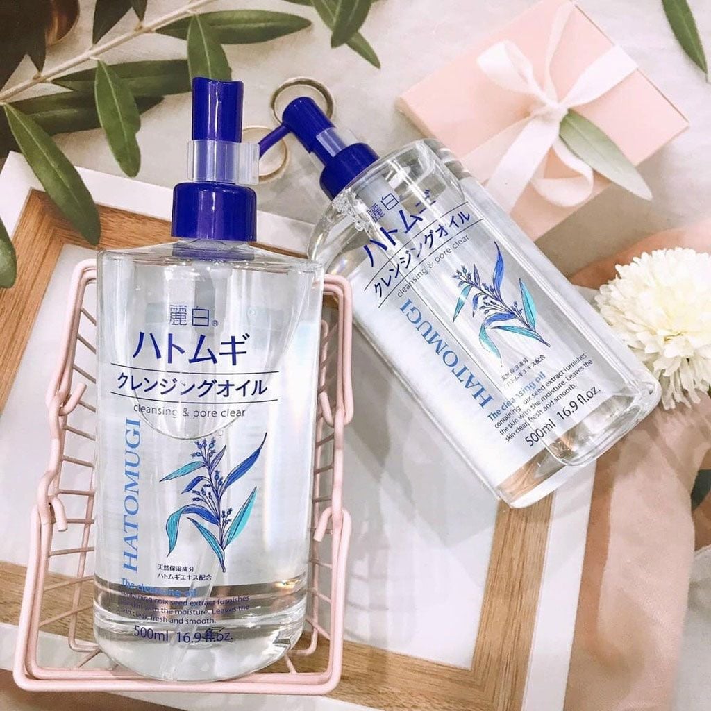 Dầu tẩy Trang Hatomugi 500ml