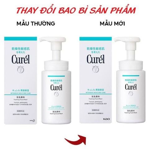 Curél Sữa Rửa Mặt Dạng Bọt Cấp Ẩm Chuyên Sâu 150ml