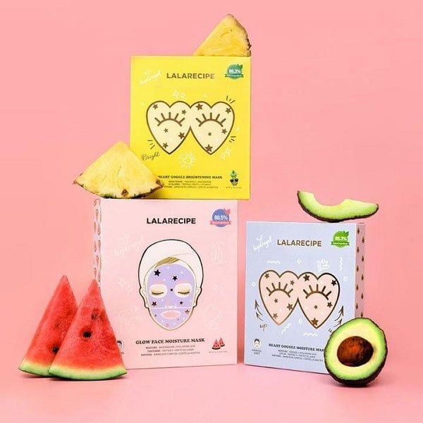 Mặt nạ mắt Lalarecipe Heart Goggle Brightening Mask 7 g