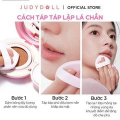 Phấn nước Judydoll Fresh matte Mịn Lì, Che Phủ Cao - 01 Light