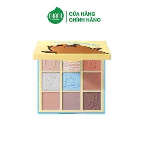Bảng Phấn Mắt 9 Ô Colorkey Orange Capybara Nine Shades Eyeshadow
