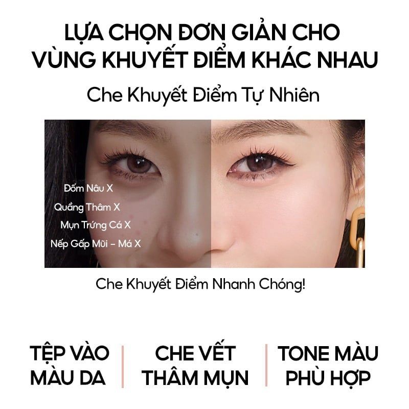 Bảng Che Khuyết Điểm Colorkey 3 Màu Targeting Three-colour Concealer Palette