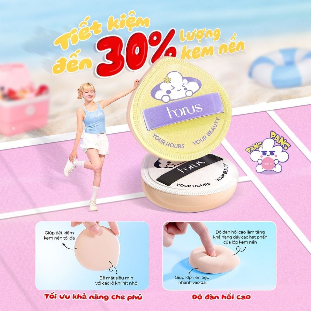 Mút tán nền Horus Pang Pang Big Puff