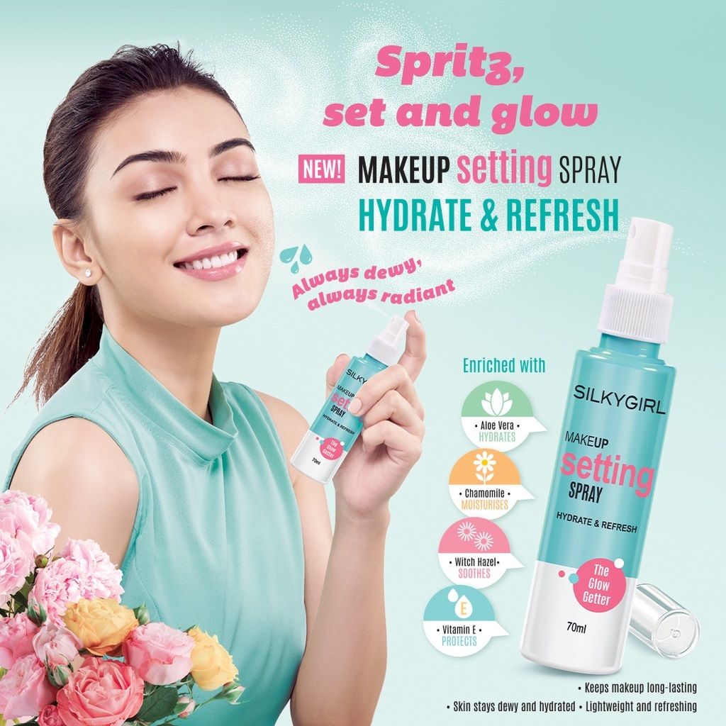 Xịt khoá nền Silkygirl Setting Spray 70ml