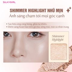 Phấn tạo khối & bắt sáng Silkygirl contour & highlight palette - 01 Autumn