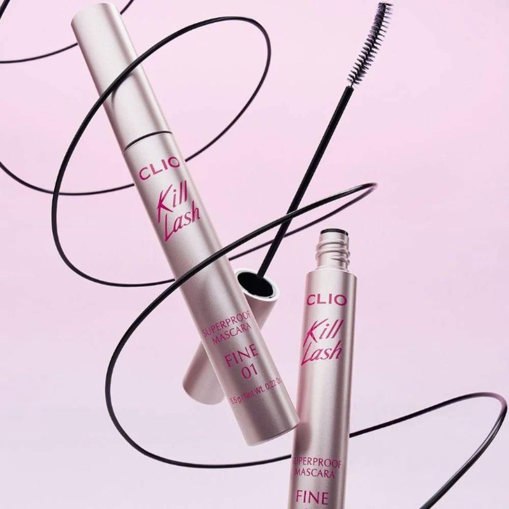 Mascara Clio Kill Lash Superproof 6.5g - 01 Vanilla Black