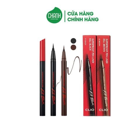 Bút Kẻ mắt nước Clio Superproof Brush Liner Kill Black 01