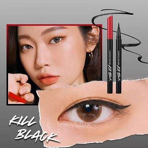 Bút Kẻ mắt nước Clio Superproof Brush Liner Kill Black 01