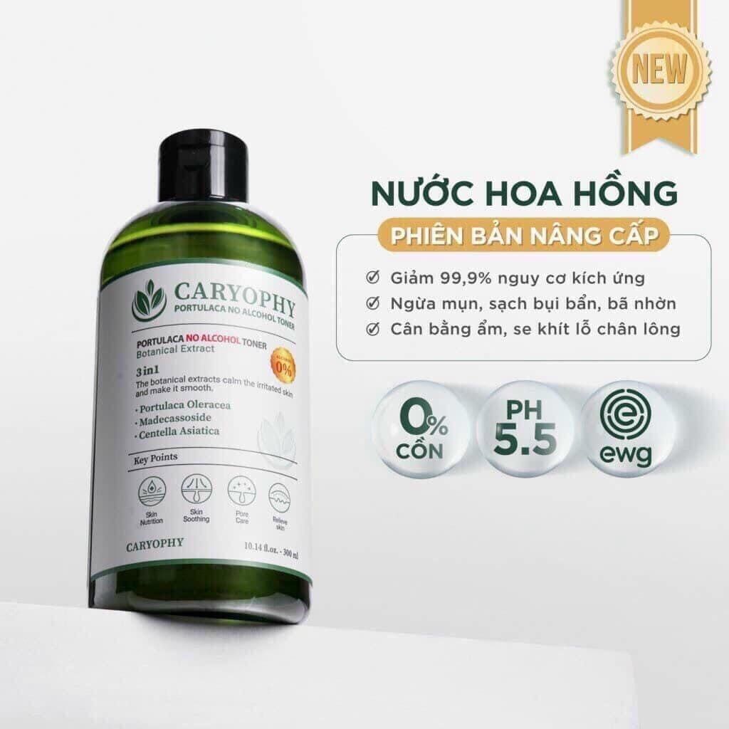Nước hoa hồng CARYOPHY PORTULACA TONNER 300ML