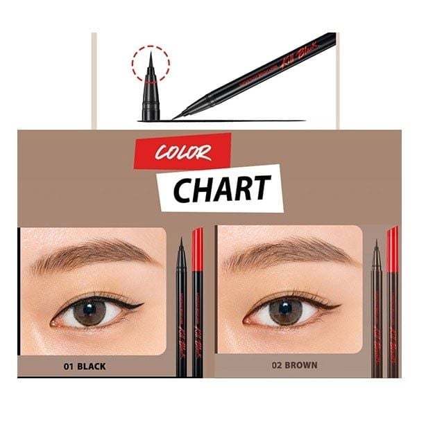 Bút Kẻ mắt nước Clio Superproof Brush Liner Kill Black 01