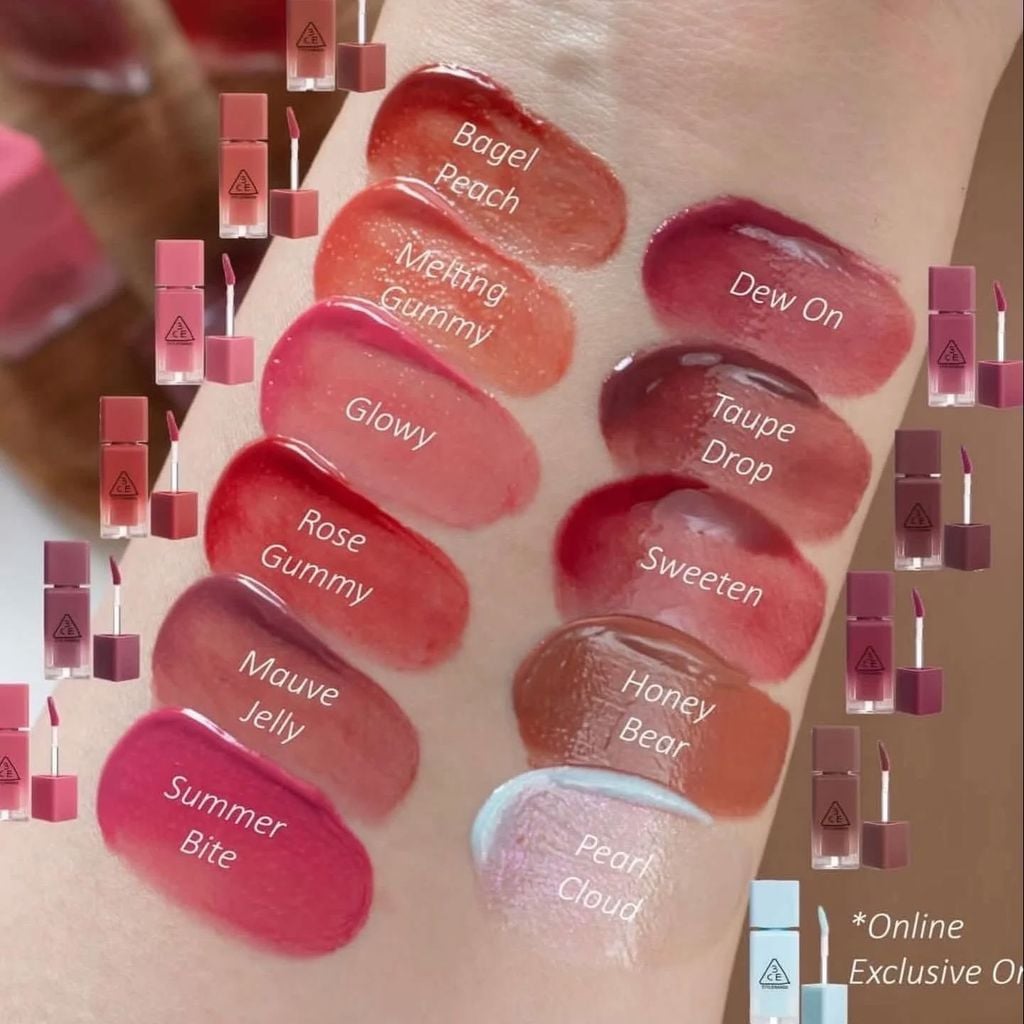 Son bóng 3CE Stylenanda Gummy Oil Tint Lip 4g