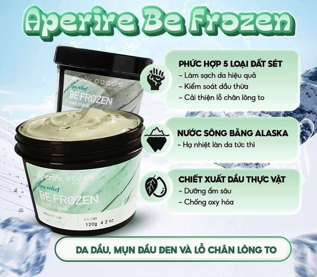 Mặt Nạ Đất Sét Aperire Spa Relief Pore Mask 120g