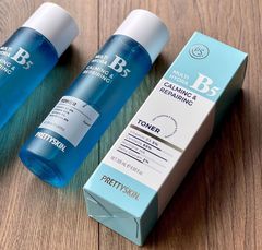 Nước hoa hồng Prettyskin Multi Hydra B5 Calming & Repairing 205ml