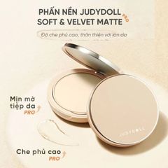 Phấn Nền Judydoll Soft & Velvet Matte Kiềm Dầu Màu 01