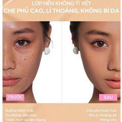 Phấn nước Judydoll Fresh matte Mịn Lì, Che Phủ Cao - 01 Light