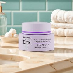 Kem Dưỡng Ẩm Curél Chuyên Sâu Cho Da Lão Hóa 40g Aging Care Series Moisture Facial Cream