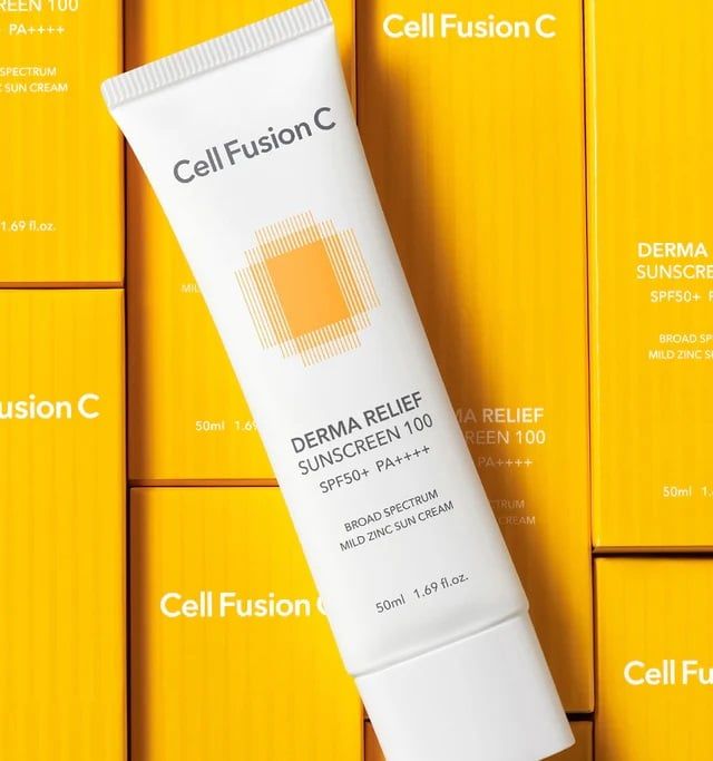 Kem Chống Nắng Cell Fusion C Cho Mọi Loại Da Derma Relief Suncreen 100 SPF 50+/PA++++
