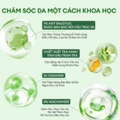 Kem giảm mụn Colorkey luminous Green Tea purifying acne treatment 20g