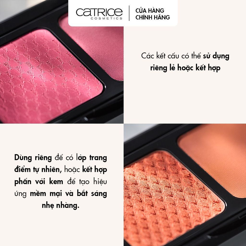 Má hồng kem & phấn Catrice blush affair 6g