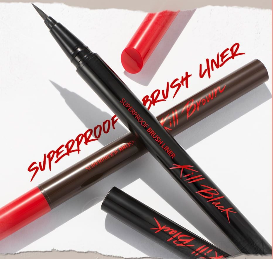 Bút Kẻ mắt nước Clio Superproof Brush Liner Kill Black 01