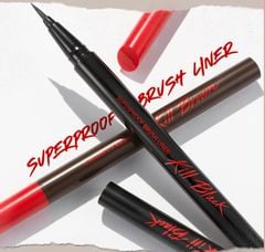 Bút Kẻ mắt nước Clio Superproof Brush Liner Kill Black 01