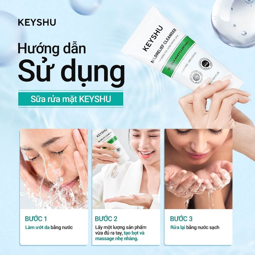 Sữa rửa mặt Keyshu Deepclean Oil Cleanser 30ml
