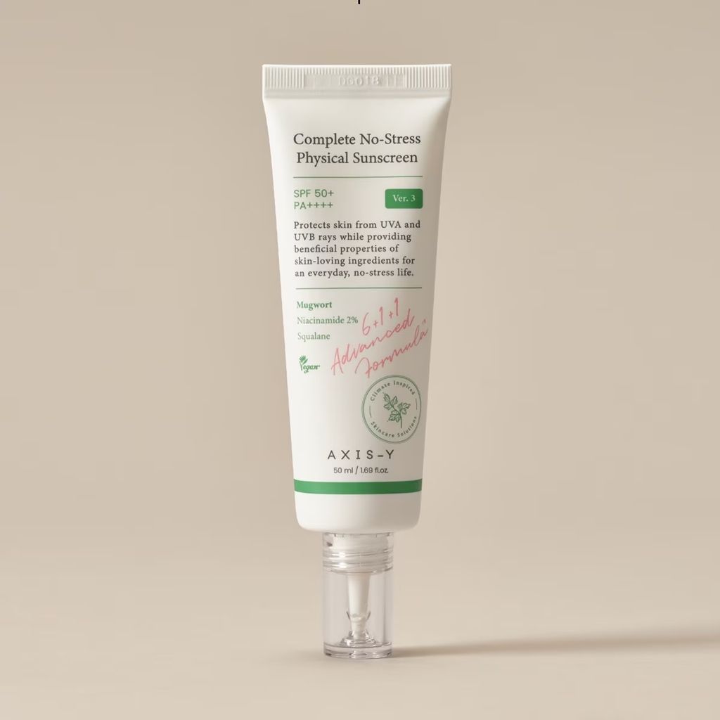 Kem chống nắng vật lý dịu nhẹ axis-y complete no-stress physical sunscreen spf 50+ pa++++ 50ML