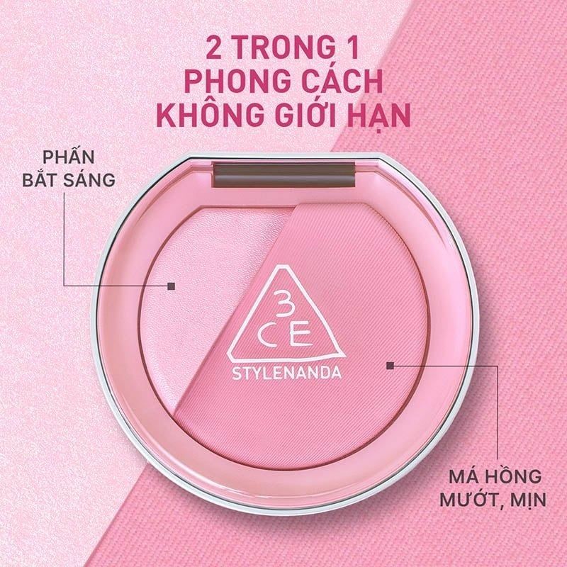 Phấn Má Hồng Bắt Sắng 3CE Blushlighter