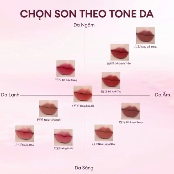 (NEW)Son Kem Bùn Colorkey Mousse Mud Matte