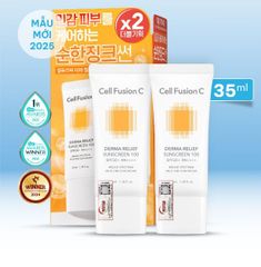 Combo Kem chống nắng Cell Fusion C Sunscreen 100 SPF 50+/PA+++ (Special Set 35ml x 2)