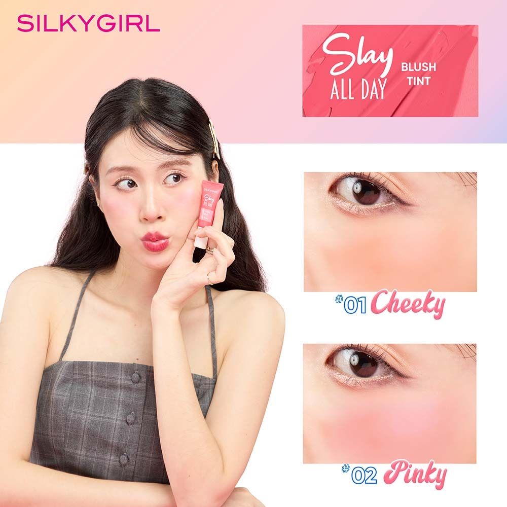 Má hồng SilkyGirl Slay All Day Blush Tint