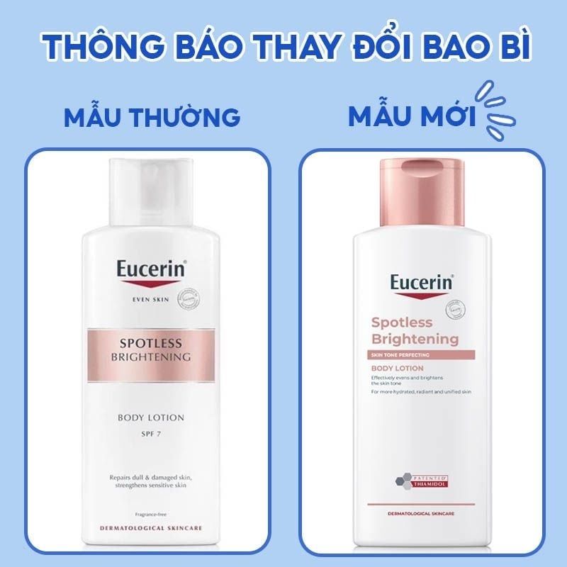 Dưỡng thể Eucerin spotless brightening body tone 250ml