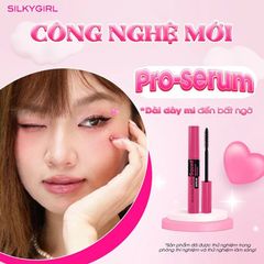 Mascara Silkygirl Lash Squad Serum Waterproof 01 Intense Black