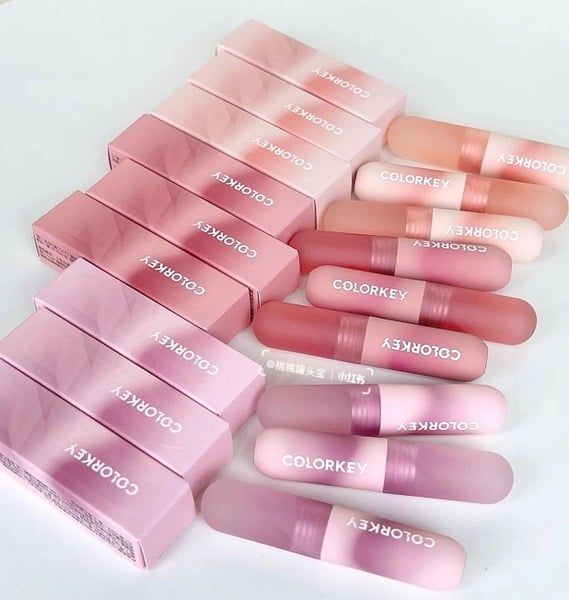 (NEW)Son Kem Bùn Colorkey Mousse Mud Matte