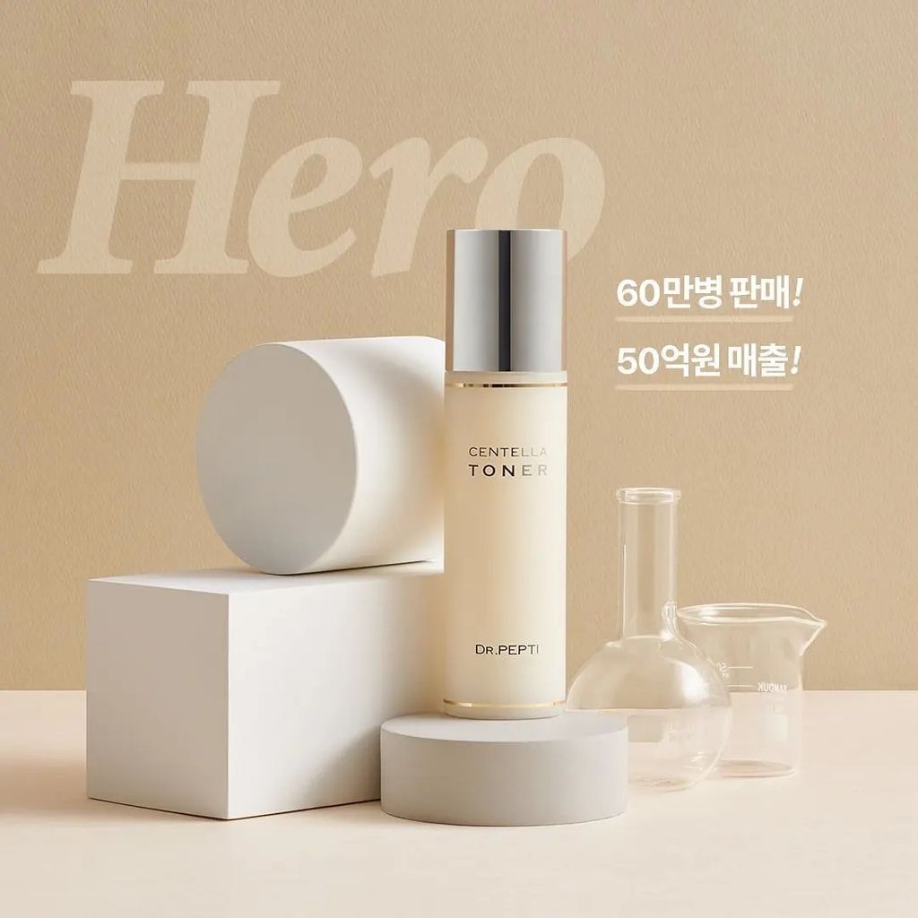 Nước Hoa Hồng Dr.Pepti Centella Toner EX 180ml